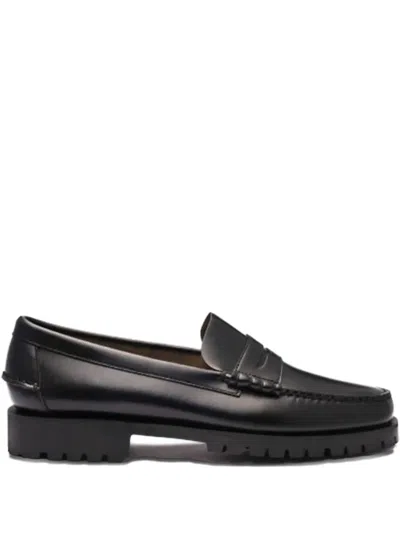 Sebago Classic Dan Penny Loafers In Black