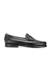 Sebago Black Pull-on Loafers In Black