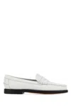 Sebago Classic Dan Leather Loafers For Women In White