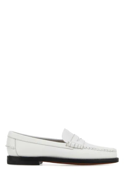 Sebago Classic Dan Pigment Woman In White