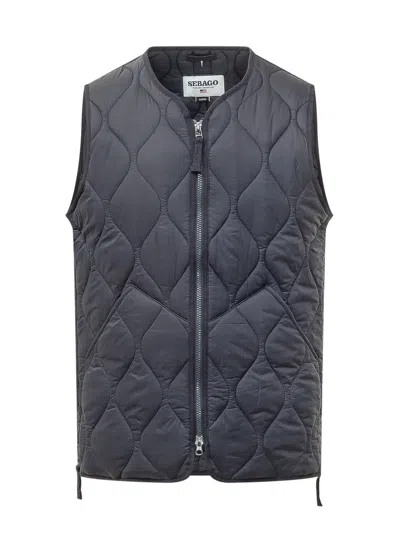 Sebago Plymouth Down Jacket In Blue Marine