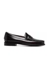 Sebago Black Pull-on Loafers In Black