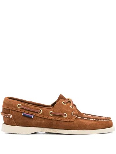 Sebago Portland Artisan Brown Suede Loafers