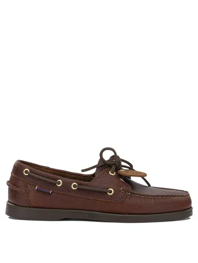 Sebago "portland Artisan Momoth" Lace-up Loafers. In Animal Print