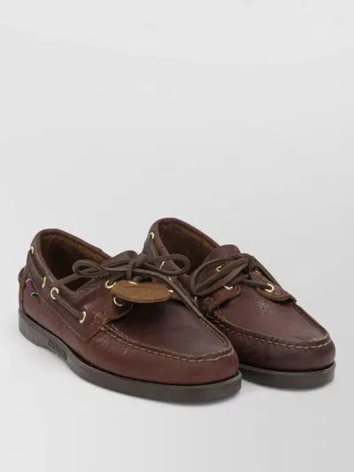Sebago Portland Artisan Momoth Leather Boat Shoes In Brown