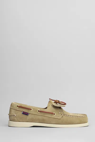 SEBAGO PORTLAND ARTISIAN LOAFERS IN BEIGE SUEDE