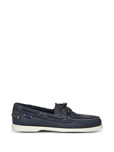 Sebago Portland Boat Shoes In Blue
