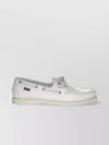 Sebago Portland Boat Shoes Eyelet Detailing In White