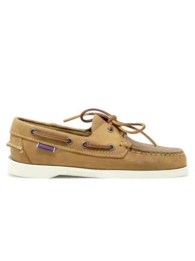 Sebago Portland Brown Nubuck Loafers