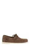 Sebago Portland Flesh - Suede Moccasin In Brown
