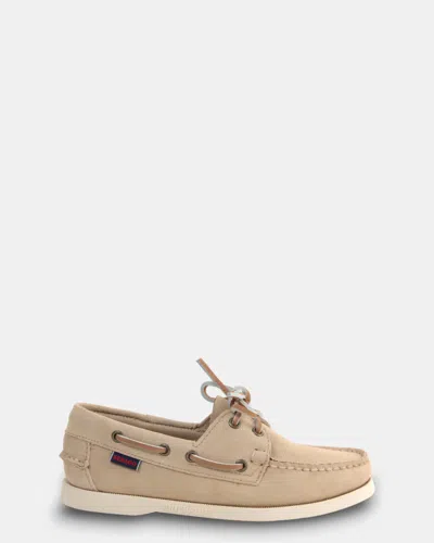 Sebago Portland Flesh Out 906 Beige Camel In Sand
