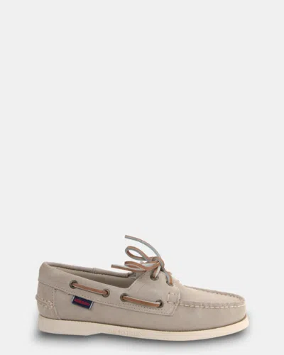 Sebago Portland Flesh Out 910 Brown Taupe In Sand