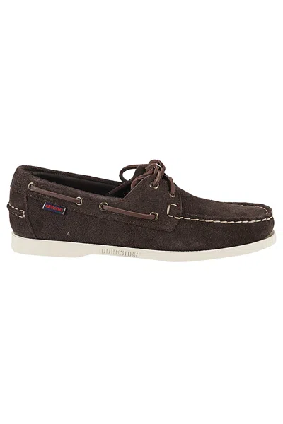 Sebago Portland Flesh Out Loafers In Brown