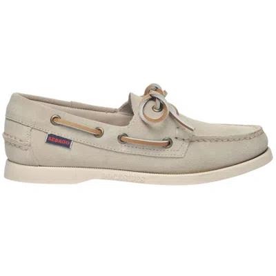 Sebago Portland Boat Shoes In Neutral