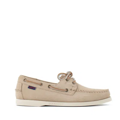 Sebago Portland Loafer In Natural Leather In Beige