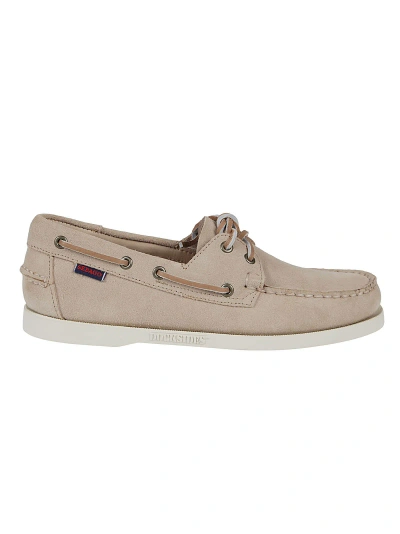 Sebago Portland Flesh Out Loafers In Beige Camel