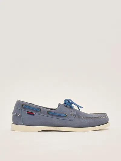 Sebago Portland Flesh Out Loafers In Denim