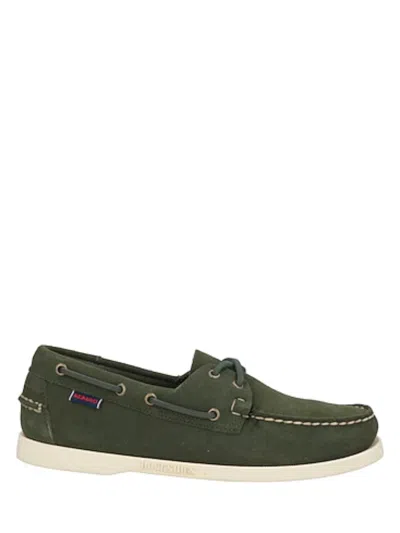 Sebago Portland Flesh Out Moccasin In Green