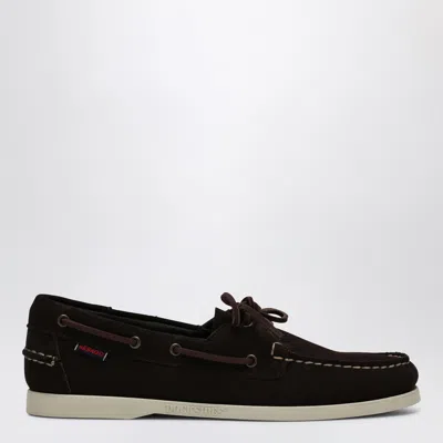 Sebago Portland Flesh Out Suede Loafer In Brown