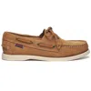 Sebago Docksides Portland Flesh Out Camel Suede In Brown