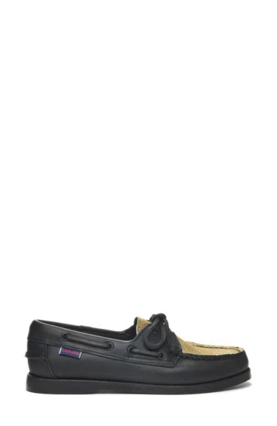 Sebago Portland Glitter Vamp Boat Shoe In Multicoloured
