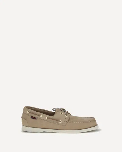 Sebago Portland Nubuck Docksides Loafers In Brown