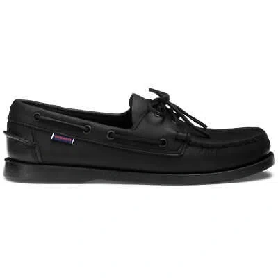 Pre-owned Sebago Portland Shoe In Black