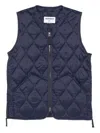 Sebago Quilted Zip-fastening Gilet In Blue