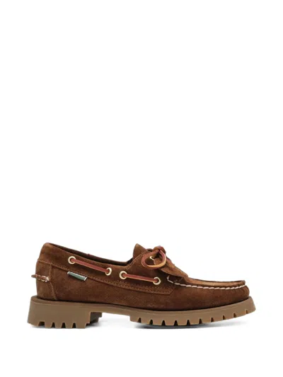 Sebago Ranger Artisan Boat Shoes In Brown