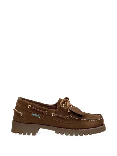 Sebago Ranger Artisan Handcrafted Suede Moccasins In Multi
