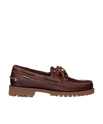 Sebago Ranger Waxed Boat Shoes In Brown