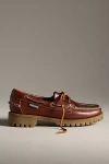 Sebago Ranger Waxy Boat Shoe Loafers In Brown