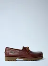 Sebago Ranger Waxed-leather Boat Shoes In Brown