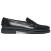 Sebago Man Loafers Burgundy Size 9 Soft Leather In Black