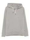 Sebago Relaxed-fit Gray Hoodie With Drawstring In Gray