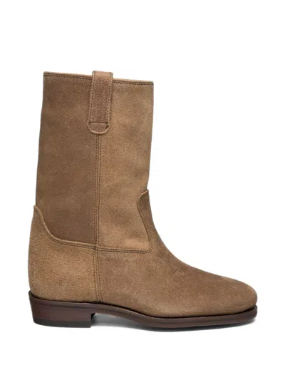 Sebago Rodeo Suede Boots In Brown