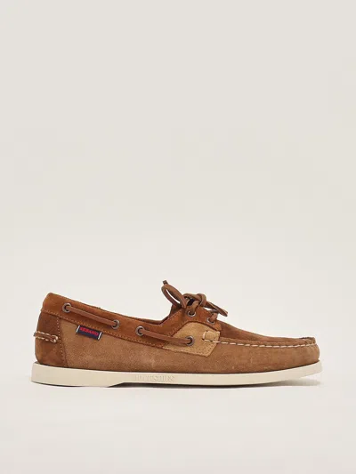 Sebago Rossisland Jib Shadow Loafers In Cognac