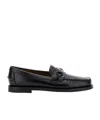 Sebago Round Head Business Casual Shoes In Black