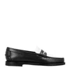 Sebago Classic Dan Loafer Black/white In Black