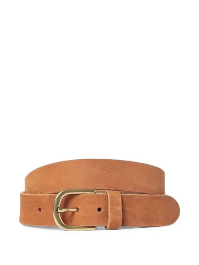 Sebago Roy Suede Buckle-fastening Belt In Brown