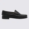 Sebago Dan Bordeaux Pull-on Loafers In Leather Woman In Black