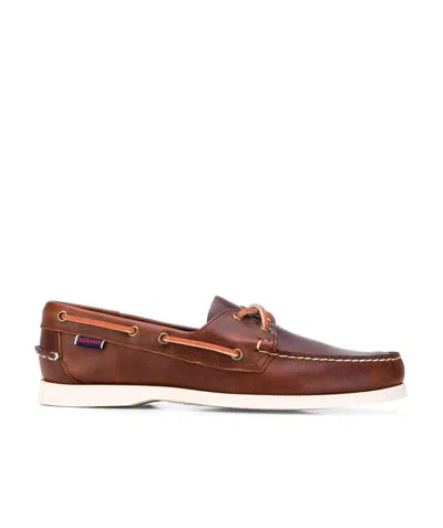Sebago Scarpe Da Barca Docksides Portland In Brown