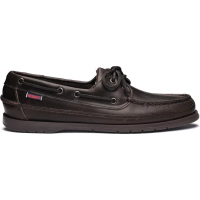 Sebago Schooner Boat Shoes In Brown