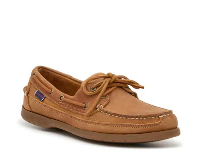 Sebago Schooner Waterproof Boat Shoe In Brown