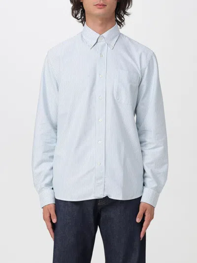 Sebago Shirt Men Color Green In Blue