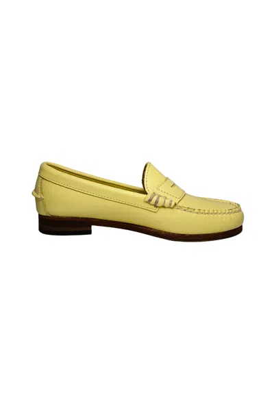 Sebago Shoes Adult Unisex  Handcrafted Moccasin-custom Viability In Yellow