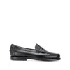 Sebago Dan Black Leather Loafers In Black