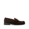 Sebago Joe Modena Brown Pull-on Loafers With Horsebit Detail In Suede Man In Brown