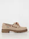 Sebago Ranger Suede Moccasin With Rugged Sole In Neutral