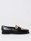 Sebago Dan Vamp Wild Loafers With Animal Print In Savannah